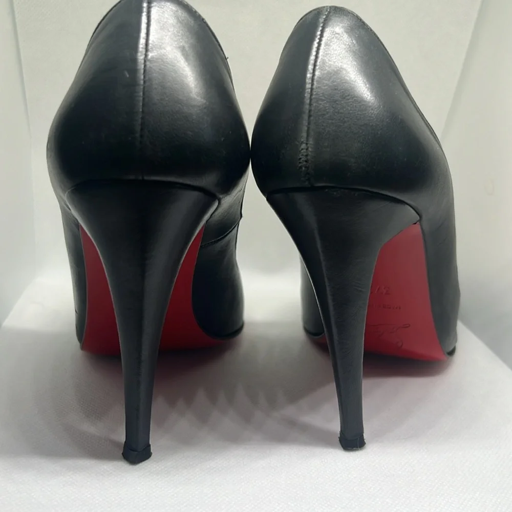 Christian Louboutin Altadama 100 Peep-Toe Pumps - Size 37.5 - Not Authenticated - Picture 3 of 5
